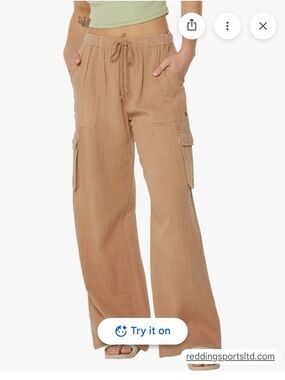 Roxy Precious Cargo Pants - Praline Solid New M